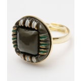 グレー | 【欧州航路】【Fromチェコ】チェコボタンモアリング | アミナコレクション 