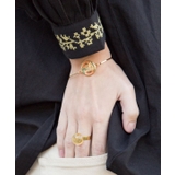 【欧州航路】【Fromチェコ】チェコボタンリアバングル ゴールド | アミナコレクション  | 詳細画像4 