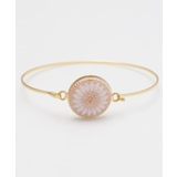 ピンク | 【欧州航路】【Fromチェコ】チェコボタンリアバングル ゴールド | アミナコレクション 