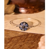 【欧州航路】【Fromチェコ】チェコボタンリアバングル シルバー | アミナコレクション  | 詳細画像1 