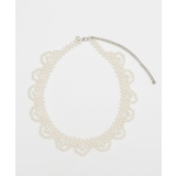 ホワイト | 【欧州航路】レースアーチネックレス | アミナコレクション