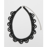 ブラック | 【欧州航路】レースアーチネックレス | アミナコレクション