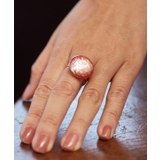 ピンク | 【欧州航路】【Fromチェコ】ラウンドリング | アミナコレクション 