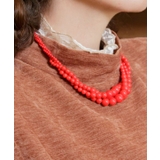 レッド | 【欧州航路】【Fromチェコ】トウルネックレス | アミナコレクション 