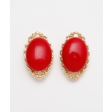 レッド | 【欧州航路】【Fromチェコ】オーバルピアス | アミナコレクション