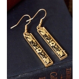 【欧州航路】ダマスキナフラワーピアス | アミナコレクション | 詳細画像1