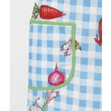 【欧州航路】【Fromイタリア】チェックベジエプロン | アミナコレクション | 詳細画像1