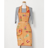 オレンジ | 【欧州航路】【Fromイタリア】チェックベジエプロン | アミナコレクション