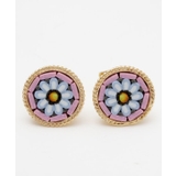 【欧州航路】【ベネチアンガラス】モザイクスタッズミニピアス | アミナコレクション  | 詳細画像14 