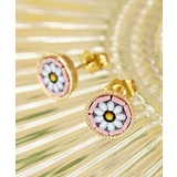 【欧州航路】【ベネチアンガラス】モザイクスタッズミニピアス | アミナコレクション  | 詳細画像3 