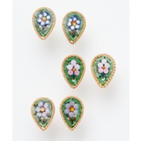 【欧州航路】【ベネチアンガラス】モザイクスタッズミニピアス | アミナコレクション  | 詳細画像5 