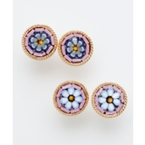 【欧州航路】【ベネチアンガラス】モザイクスタッズミニピアス | アミナコレクション  | 詳細画像6 