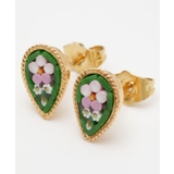 その他 | 【欧州航路】【ベネチアンガラス】モザイクスタッズミニピアス | アミナコレクション 