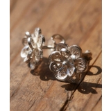 【欧州航路】銀細工マルタフィグリー ダブルフラワーピアス | アミナコレクション  | 詳細画像2 