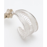 【欧州航路】銀細工マルタフィグリー シンプルフープピアス | アミナコレクション  | 詳細画像2 