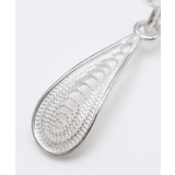 【欧州航路】銀細工マルタフィグリー ミニドロップピアス | アミナコレクション | 詳細画像2