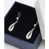 【欧州航路】銀細工マルタフィグリー ミニドロップピアス | アミナコレクション | 詳細画像4