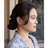 【欧州航路】銀細工マルタフィグリー ダイヤライトピアス | アミナコレクション  | 詳細画像1 