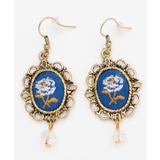 ネイビー | 【欧州航路】ウクフリルピアス | アミナコレクション 