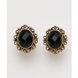 ブラック | 【欧州航路】カットビジュフレピアス | アミナコレクション