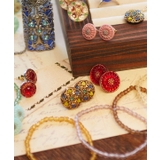 【欧州航路】チェコボタンルミピアス（M） | アミナコレクション  | 詳細画像1 