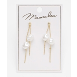 【マウナロア】チェーンパールピアス | アミナコレクション  | 詳細画像2 