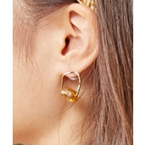 【マウナロア】スクエアビーズピアス | アミナコレクション  | 詳細画像2 