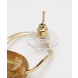 【マウナロア】スクエアビーズピアス | アミナコレクション  | 詳細画像5 