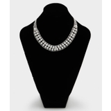 シルバー | 【マウナロア】パールビジューネックレス | アミナコレクション 