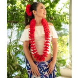 レッド | 【マウナロア】プアカーネーションレイ | アミナコレクション 