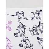 【カヤ】注染手ぬぐい スポーツ猫 | チャイハネ | 詳細画像1