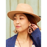 【チャイハネ】ウッド&ゴールドプレートピアス | アミナコレクション  | 詳細画像1