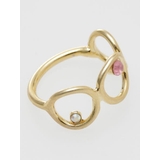 【欧州航路】ラウンドフレームリング | アミナコレクション  | 詳細画像1 