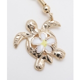 【Kahiko】ホヌ&プルメリアピアス | アミナコレクション | 詳細画像2