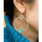 【チャイハネ】インディアンジュエリー調フープピアス | アミナコレクション  | 詳細画像2 