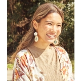 【Kahiko】プルメリアラタンピアス | アミナコレクション  | 詳細画像1 