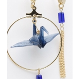 【カヤ】ゆうわ折り鶴ピアス | アミナコレクション  | 詳細画像1 