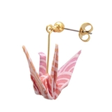 【カヤ】折り鶴 青海波ピアス | アミナコレクション  | 詳細画像2