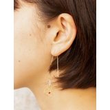 【欧州航路】ジュエルサンクチュアリ 12星座チェーンピアス | アミナコレクション | 詳細画像2