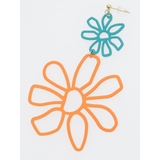 【チャイハネ】2トーンカラーフラワーピアス 韓国 | アミナコレクション  | 詳細画像2 