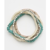 【チャイハネ】レイラセットブレスレット WHITE×TURQUOISE | アミナコレクション | 詳細画像2