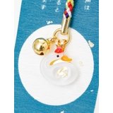 【カヤ】金箔入り福招きガラスストラップ 根付 | チャイハネ | 詳細画像4