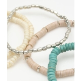 【チャイハネ】レイラセットブレスレット WHITE×TURQUOISE | アミナコレクション | 詳細画像3