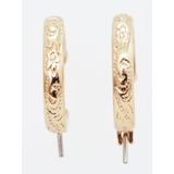 【Kahiko】プルメリア＆スクロール フープピアス | アミナコレクション  | 詳細画像3 