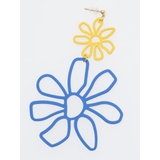 【チャイハネ】2トーンカラーフラワーピアス 韓国 | アミナコレクション  | 詳細画像5 