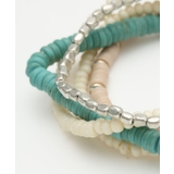 【チャイハネ】レイラセットブレスレット WHITE×TURQUOISE | アミナコレクション | 詳細画像5
