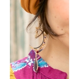 【チャイハネ】太陽と三日月ピアス | アミナコレクション  | 詳細画像6 