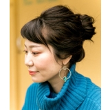 【チャイハネ】インディアンジュエリー調フープピアス | アミナコレクション  | 詳細画像7 