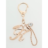 K | 【Kahiko】イニシャルゴールドキーホルダー | アミナコレクション