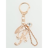 R | 【Kahiko】イニシャルゴールドキーホルダー | アミナコレクション